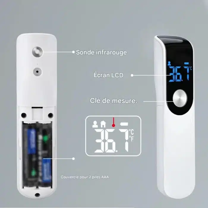 Thermomètre Infrarouge sans contact Enfants Adultes – Image 5