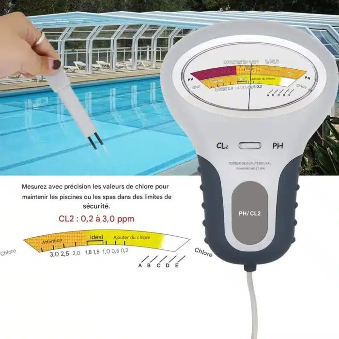 Testeur de PH et de Chlore 2 en 1 – Image 10