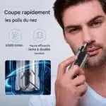 Tondeuse de Poche pour Poils de Nez et Oreilles Rechargeable – Image 3