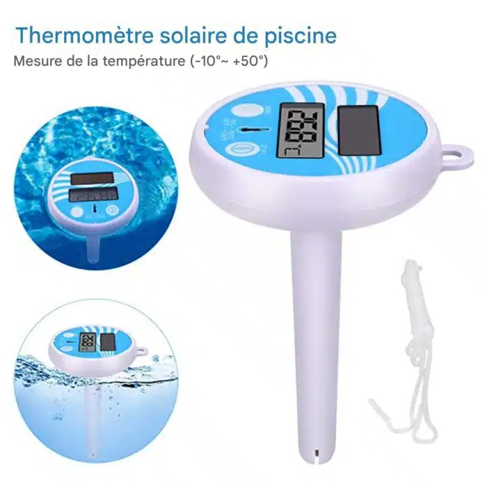 Thermomètre pour Piscine Solaire Flottant – Image 10