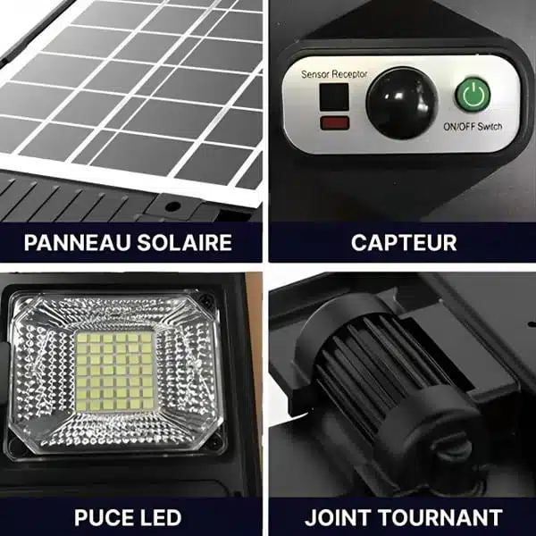 Lampe Solaire Extérieur Led 8