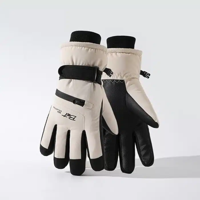Gants chauds d'Hiver polaires thermiques imperméables tactiles – Image 6