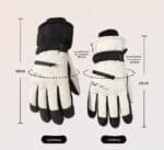 Gants chauds d'Hiver polaires thermiques imperméables tactiles – Image 11