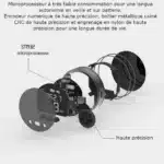 Mètre Ruban électronique LCD de précision rechargeable USB – Image 4