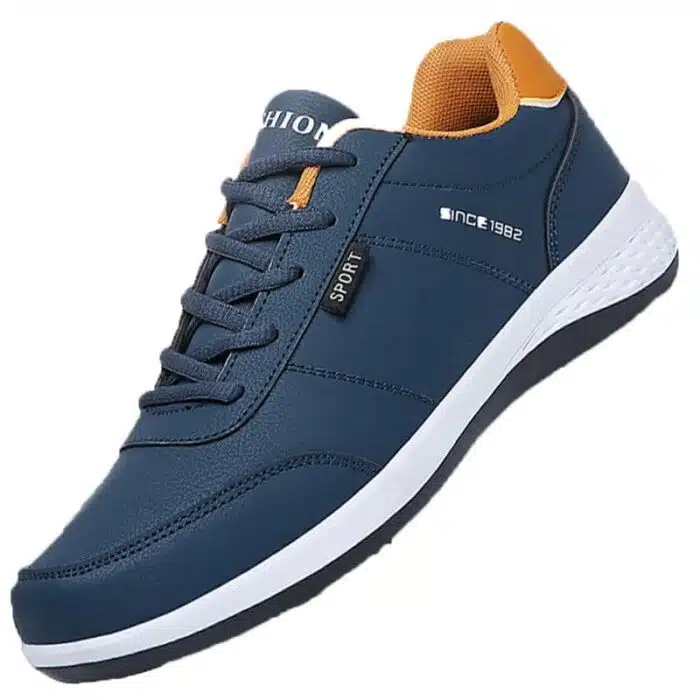 Chaussure Baskets basses en cuir décontractées – Image 5