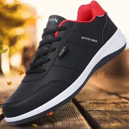 Chaussure Baskets basses en cuir décontractées