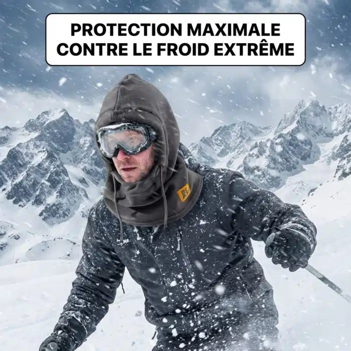Cagoule coupe-vent chaude cache-cou – Image 7