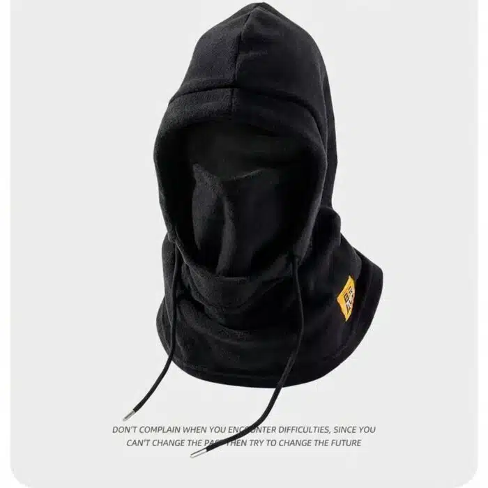 Cagoule coupe-vent chaude cache-cou – Image 9