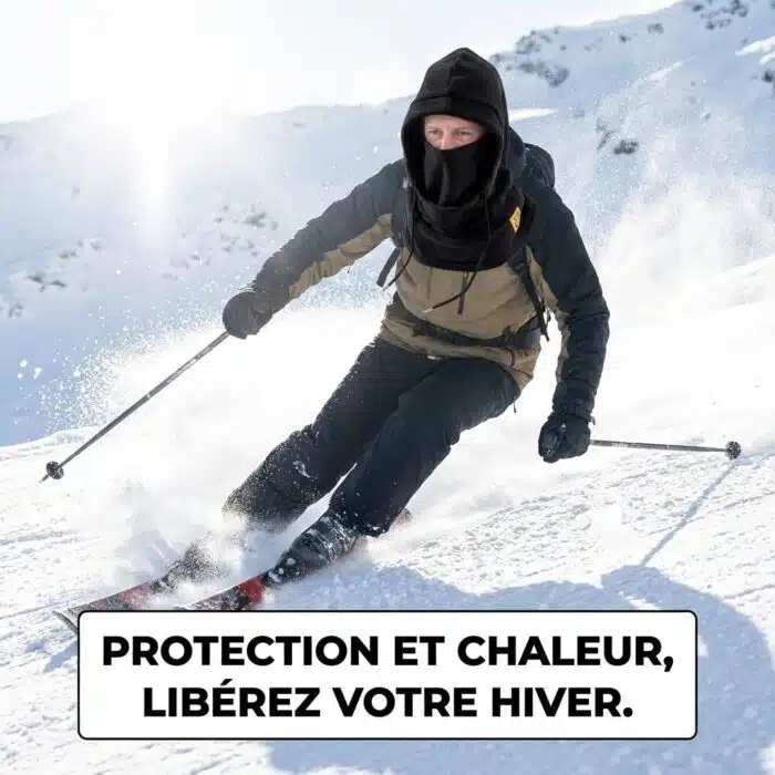Cagoule coupe-vent chaude cache-cou – Image 3