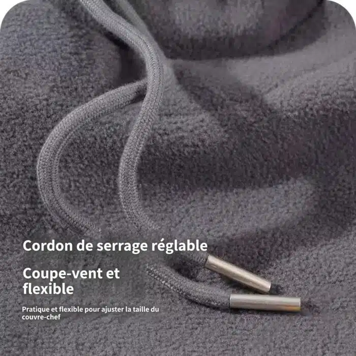 Cagoule coupe-vent chaude cache-cou – Image 4