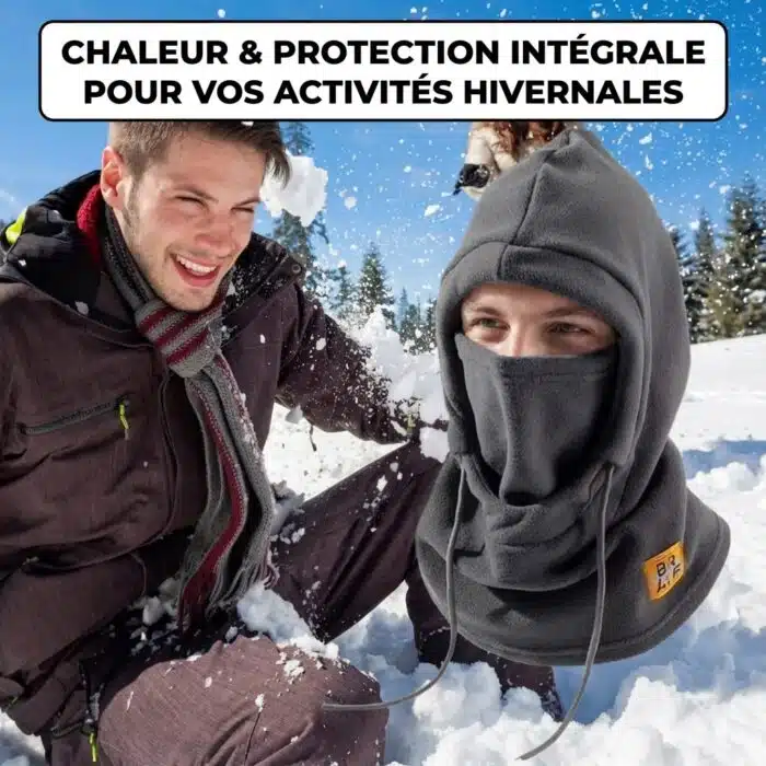 Cagoule coupe-vent chaude cache-cou – Image 6