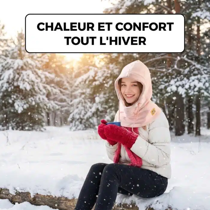 Cagoule coupe-vent chaude cache-cou – Image 8