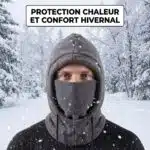 Cagoule coupe-vent chaude cache-cou – Image 5