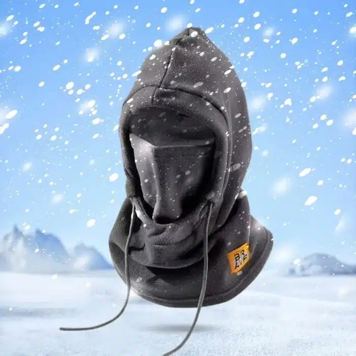 Cagoule coupe-vent chaude cache-cou – Image 11