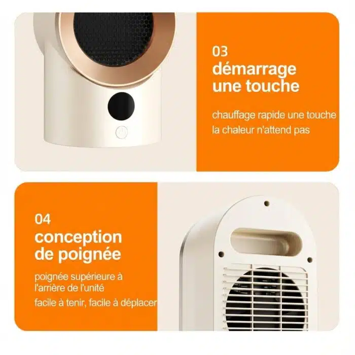 Chauffage portatif ventilateur electrique – Image 13