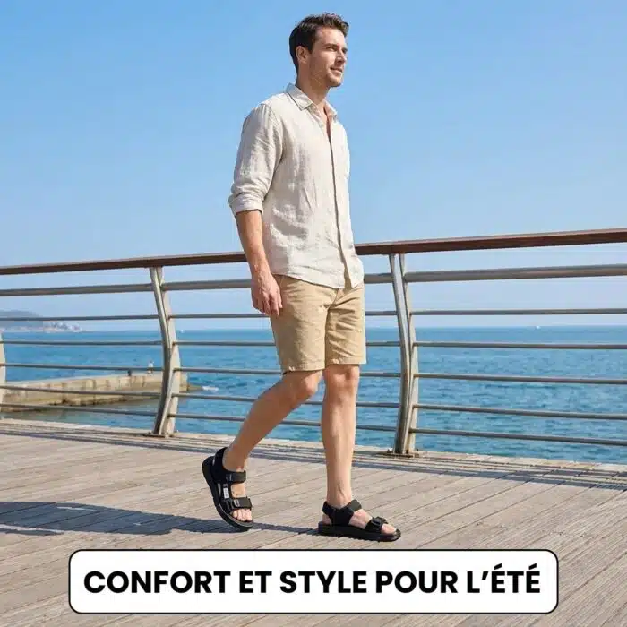 Chaussures sandales de plage résistantes pour hommes – Image 4