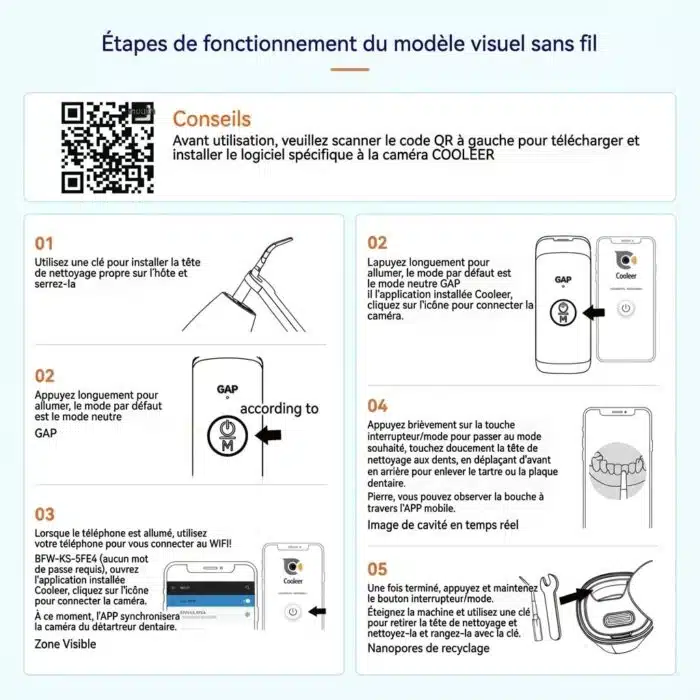Détartreur dentaire à Ultrasons avec caméra – Image 15