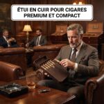 Etui à cigares retro en cuir de luxe – Image 7