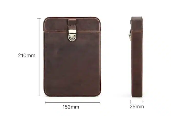 Etui à cigares retro en cuir de luxe – Image 6