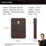 Etui à cigares retro en cuir de luxe – Image 3