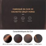 Etui à cigares retro en cuir de luxe – Image 4