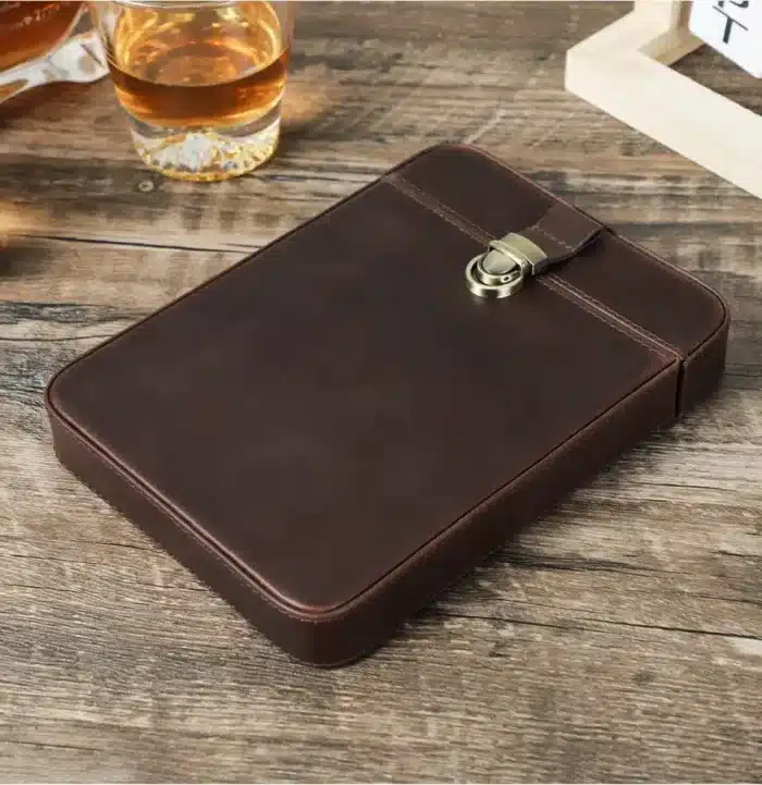 Etui à cigares retro en cuir de luxe – Image 12