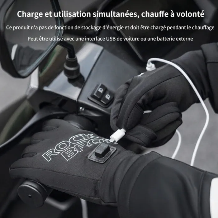 Gants Chauffants USB rechargeables coupe-vent – Image 15