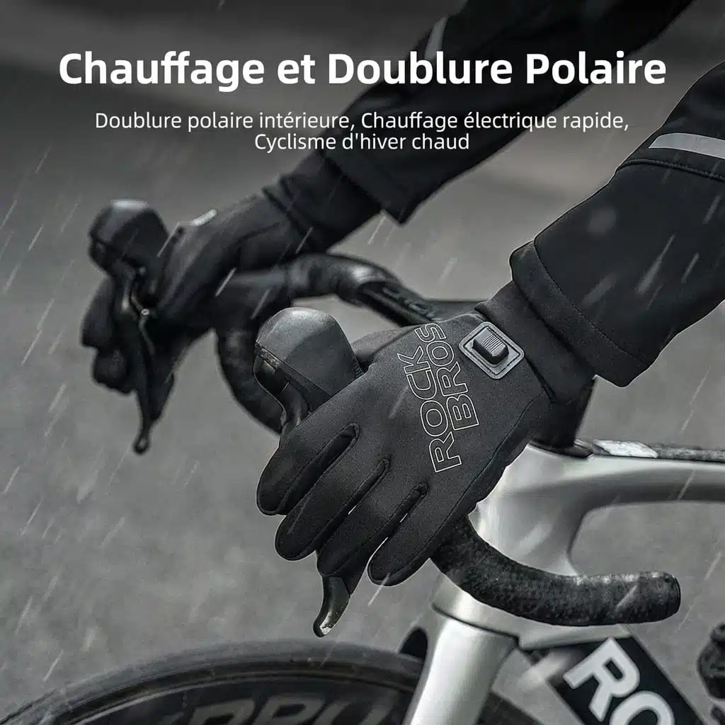 Gants Chauffants USB rechargeables coupe-vent