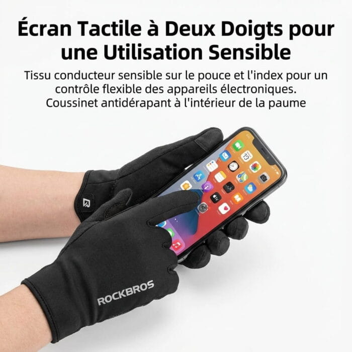 Gants Chauffants USB Pour L'hiver – Tactile, Anti-froid, Légers Et Rechargeables – Idéaux Vélo Et Extérieur