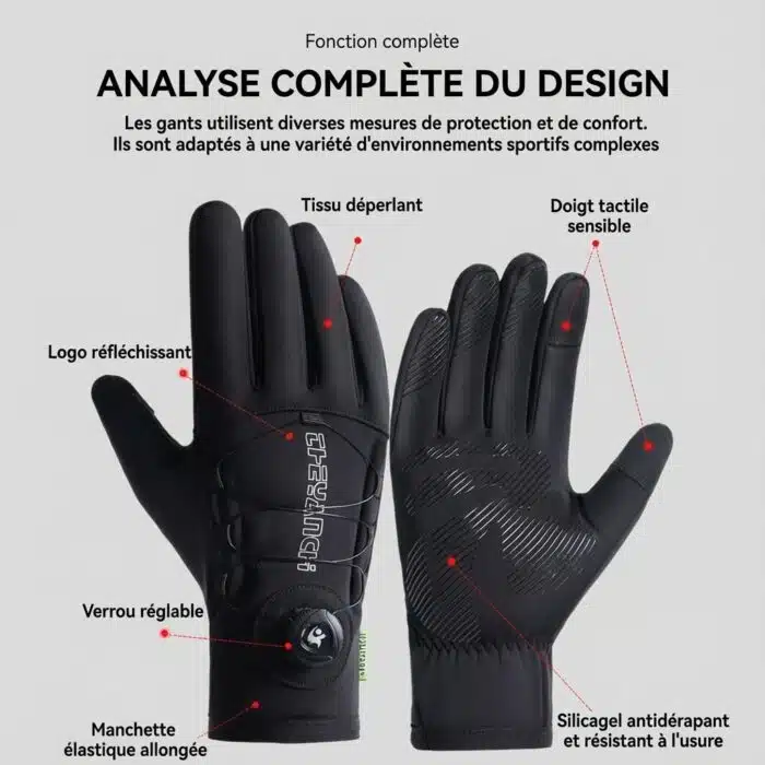 Gants de Cyclisme chauds et imperméables – Image 4