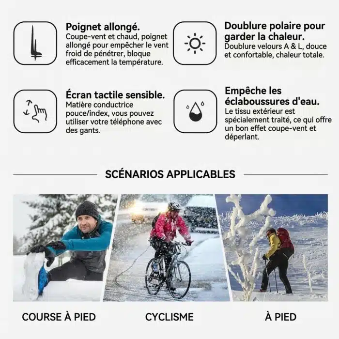 Gants de Cyclisme chauds et imperméables – Image 3