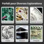 Loupe Numérique Microscope 100X avec Ecran IPS 2.8 – Image 7