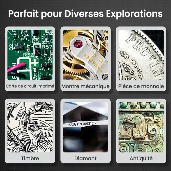Loupe Numérique Microscope 100X avec Ecran IPS 2.8 – Image 7