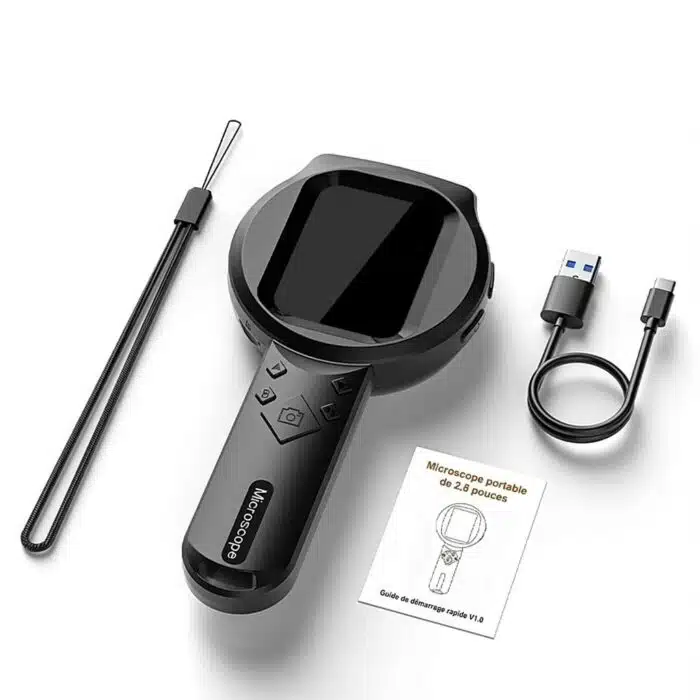 Loupe Numérique Microscope 100X avec Ecran IPS 2.8 – Image 2