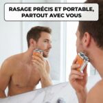 Mini afeitadora de viaje eléctrica recargable - Imagen 8