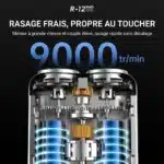 Mini Rasoir electrique rechargeable de voyage – Image 5