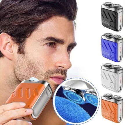 Mini afeitadora de viaje eléctrica recargable