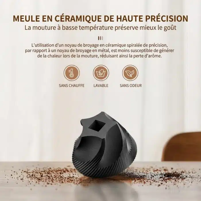 Moulin à Café électrique sans fil rechargeable – Image 4