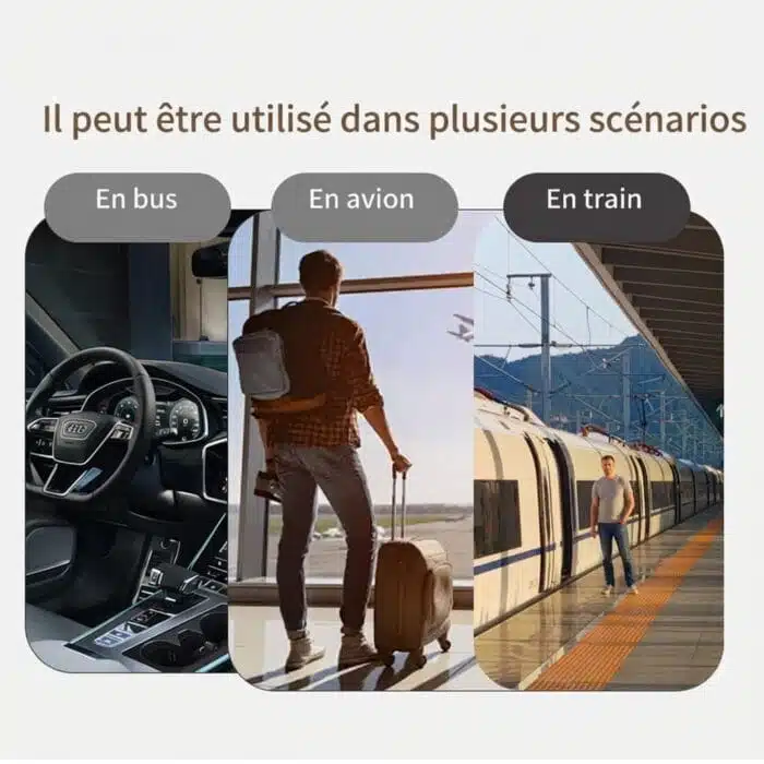 Oreiller de Voyage à mémoire de forme - soutien du cou – Image 8
