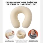Oreiller de Voyage à mémoire de forme - soutien du cou – Image 9