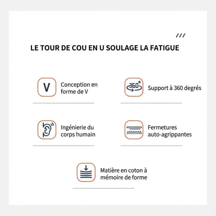 Oreiller de Voyage à mémoire de forme - soutien du cou – Image 17