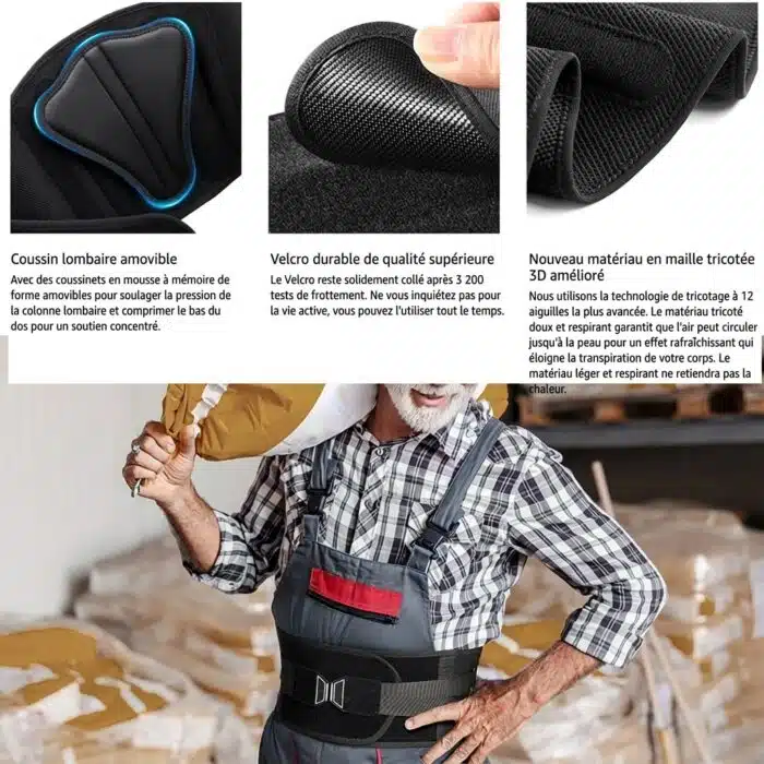 Orthèse Dorsale - Ceinture de soutien pour douleurs lombaires – Image 11