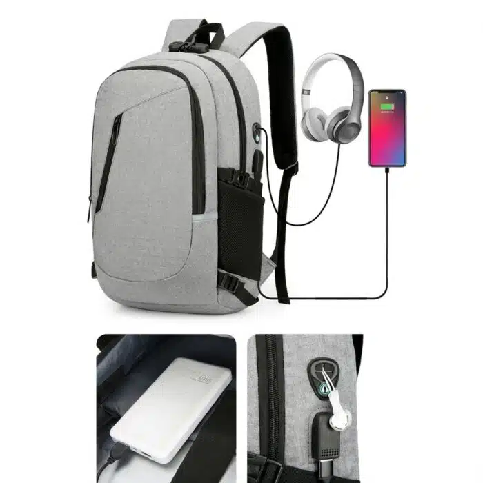 Sac a Dos Ordinateur de voyage antivol – Image 12