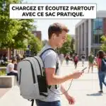 Sac a Dos Ordinateur de voyage antivol – Image 9