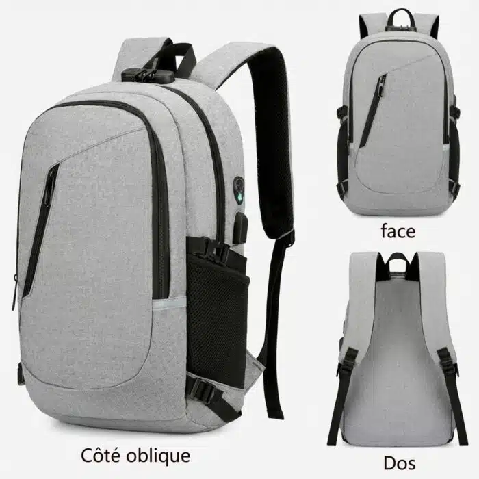 Sac a Dos Ordinateur de voyage antivol – Image 5