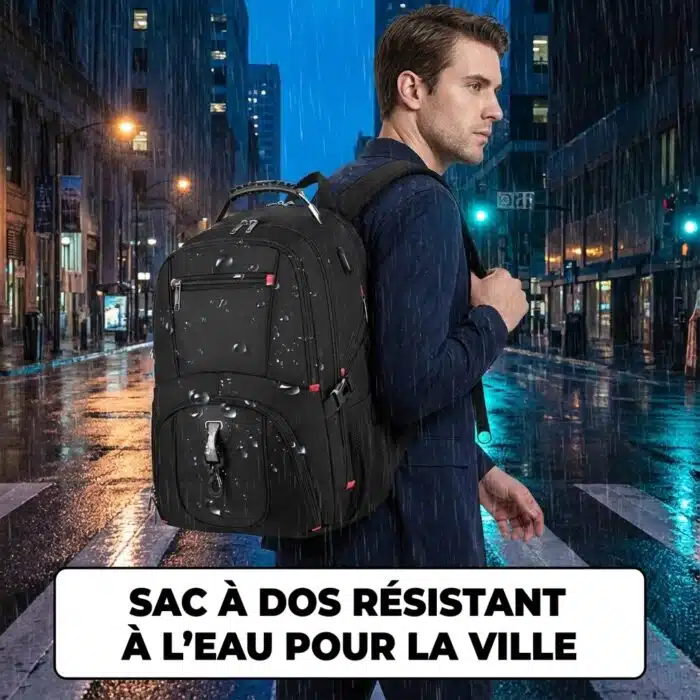 Sac à Dos PC Portables 17 Pouces de Voyage multifonctions – Image 13
