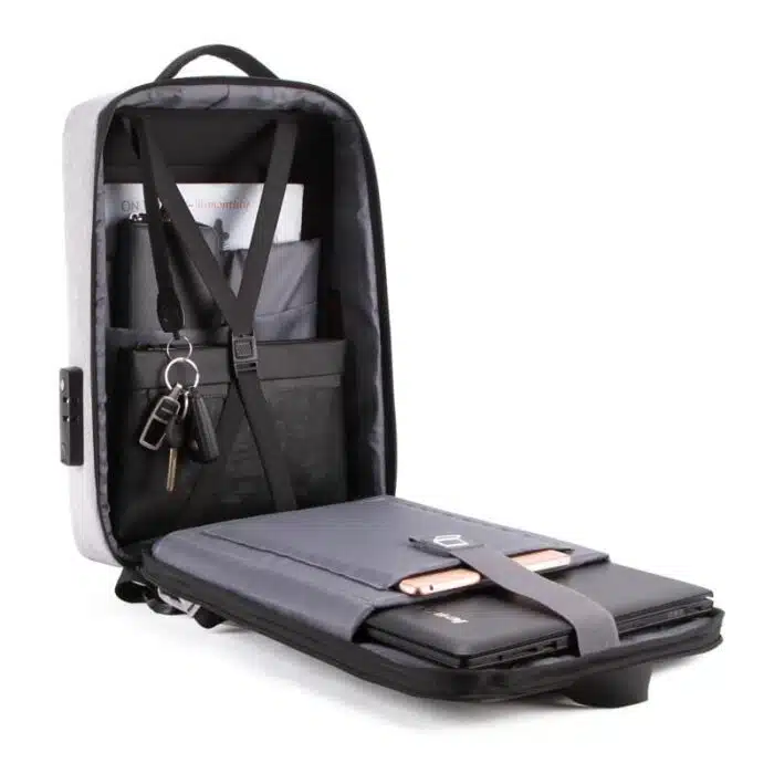 Sac à Dos antivol coque rigide pour ordinateur – Image 2