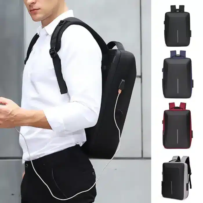 Sac à Dos antivol coque rigide pour ordinateur – Image 6