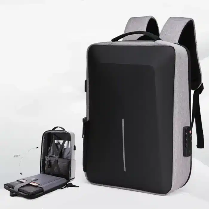 Sac à Dos antivol coque rigide pour ordinateur – Image 4