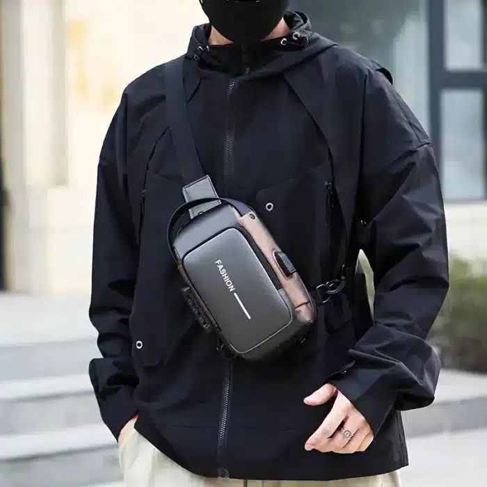 Sac à bandoulière élégant pour hommes – Image 13